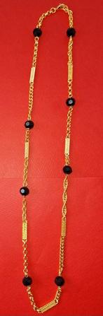 Ogri ai ketting 18 k goud plated, Sieraden, Tassen en Uiterlijk, Kettingen, Ophalen of Verzenden, Nieuw, Goud, Goud