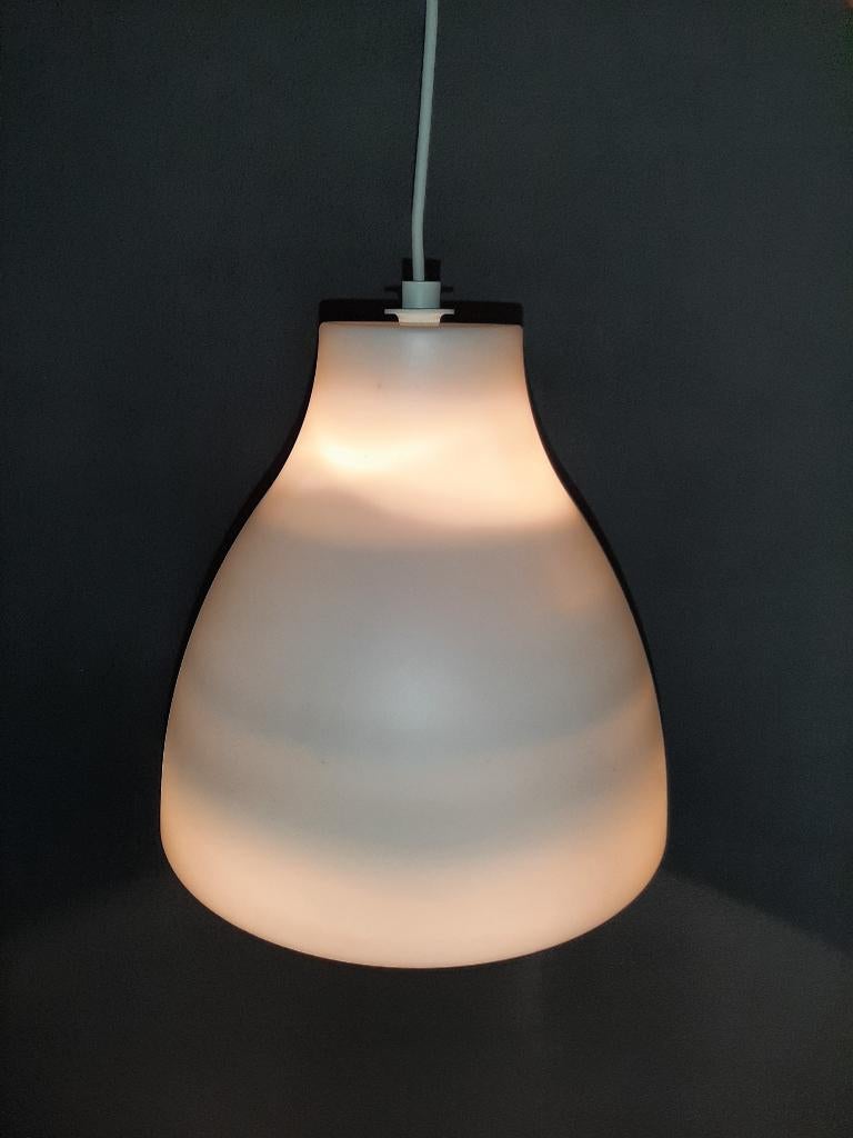 Witte Hanglamp, Huis en Inrichting, Ophalen, Gebruikt, Kunststof, Minder dan 50 cm