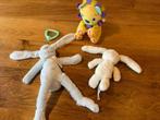 3 knuffels incl Happy Horse Konijn Knuffel, Ophalen of Verzenden, Gebruikt, Konijn