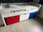 Bopita Halfhoogslaper 90x200 met rechte trap Combiflex Wit, Kinderen en Baby's, Ophalen, 85 tot 100 cm, Gebruikt, Hoogslaper of Stapelbed