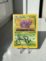 Pokémon Weezing First Edition 1999 Jason Paige Auto, Hobby en Vrije tijd, Verzamelkaartspellen | Pokémon, Ophalen of Verzenden