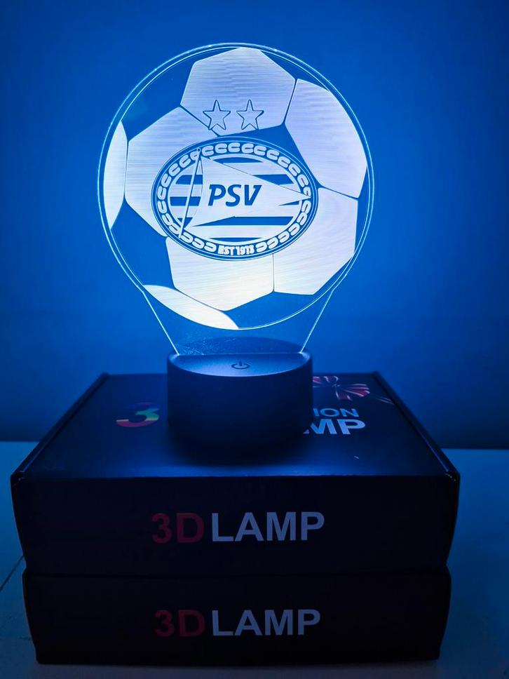 Psv 3d lamp, Huis en Inrichting, Lampen | Tafellampen, Ophalen of Verzenden