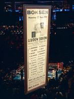 XXL boks poster, boks affiche bokswedstrijden uit 1956👊, Ophalen, Met lijst, Sport, A1 t/m A3