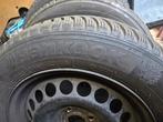 Winterbanden Hankook 185/65R15 met velg, Auto-onderdelen, Banden en Velgen, Gebruikt, 15 inch, Banden en Velgen, Personenwagen