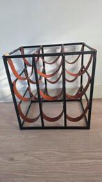 Vintage Wijnrek voor 12 Flessen, Ophalen, Gebruikt, 5 tot 15 flessen, Metaal