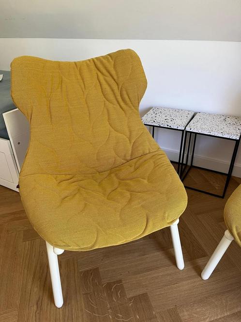 Design! Kartell Foliage fauteuil stoel prijs p st, Huis en Inrichting, Fauteuils, Zo goed als nieuw, Stof, 75 tot 100 cm, 100 tot 125 cm