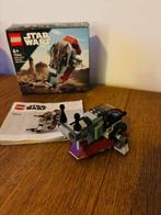 Lego Star Wars Boba Fett’s starship microfighter 75344, Kinderen en Baby's, Ophalen of Verzenden, Zo goed als nieuw, Complete set
