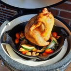 Gietijzeren Chickensitter Kip braadpan, Gietijzer, Info@dekachelerij.nl, Overige typen, Nieuw