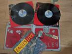 Eagles live 2 lp met poster, Cd's en Dvd's, Vinyl | Rock, Ophalen of Verzenden, Gebruikt, Poprock