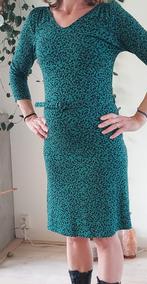 Jurk half lang, groen/zwart Froy & Dind maat M, Ophalen of Verzenden, Gedragen, Groen