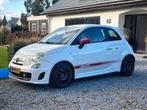 Fiat 500 1.4 Abarth 2008 Wit NAP Nederlandse auto, Auto's, Voorwielaandrijving, 15 km/l, 4 cilinders, Wit