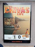 Chivas reclame kalenderbord, Verzamelen, Merken en Reclamevoorwerpen, Ophalen of Verzenden, Gebruikt, Reclamebord