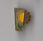 Zonnebloem broche, Gebruikt, Niet vindbaar, Niet vindbaar, Speldje of Pin