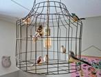 Dutch dilight Vogeltjes Lamp - hanglamp meisjeskamer, Gebruikt, Vintage, Ophalen of Verzenden, Metaal