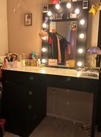 Makeup tafel met spiegel, Huis en Inrichting, Ophalen of Verzenden, Gebruikt, 50 tot 100 cm, Minder dan 100 cm