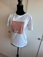 MSCH Copenhagen T-shirt XS, Kleding | Dames, Wit, Ophalen of Verzenden, Zo goed als nieuw, Korte mouw