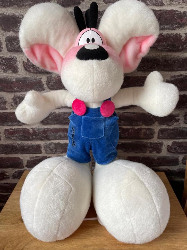 Diddl knuffel muis 65 cm met standaard -ophalen of verzenden, Verzamelen, Diddl, Zo goed als nieuw, Knuffel, Diddl, Ophalen