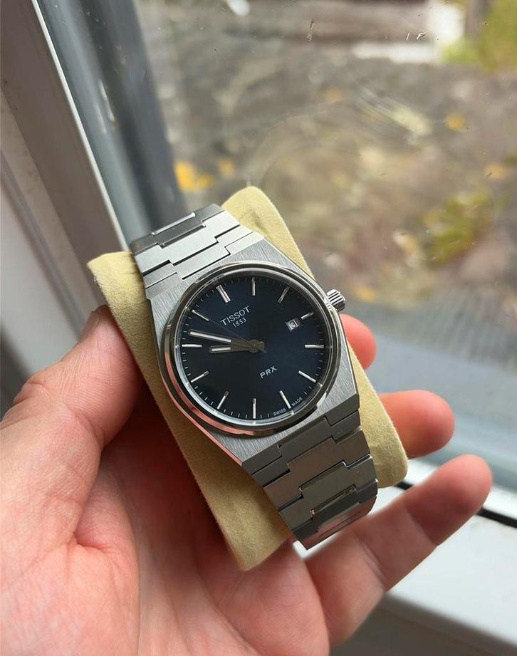 Tissot prx quartz, Sieraden, Tassen en Uiterlijk, Horloges | Heren, Zo goed als nieuw, Overige merken, Staal, Ophalen of Verzenden