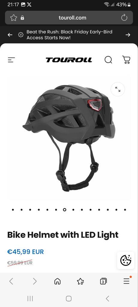 Professionele fietshelm NIEUW met LED verlichting, Fietsen en Brommers, Fietsaccessoires | Fietshelmen, Nieuw, Heer of Dame, L