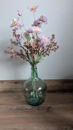 Mooie grote vaas met kunstbloemen, Huis en Inrichting, Woonaccessoires | Droogbloemen, Ophalen of Verzenden, Zo goed als nieuw