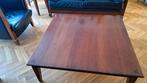 Kersenhouten salontafel 110 x 110 cm, Ophalen, Gebruikt, Vierkant, Kersenhout