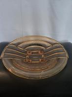 Oranje Glazen Fruitschaal - Jaren 60, Ophalen of Verzenden