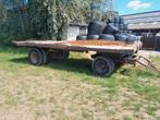 Platte kar balenwagen, Ophalen, Gebruikt, Transportkar
