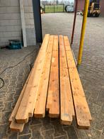6 gordingen, Doe-het-zelf en Verbouw, Hout en Planken, Ophalen, Zo goed als nieuw, 50 mm of meer, Pallet