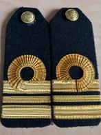 Marine Officier Epauletten LTZ 1 met vlootknoop, Verzamelen, Verzenden, Marine, Nederland, Embleem of Badge