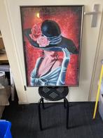 Diamant schilderij - Dame met hoed, Ophalen of Verzenden, Zo goed als nieuw, Overige typen, Minder dan 50 cm