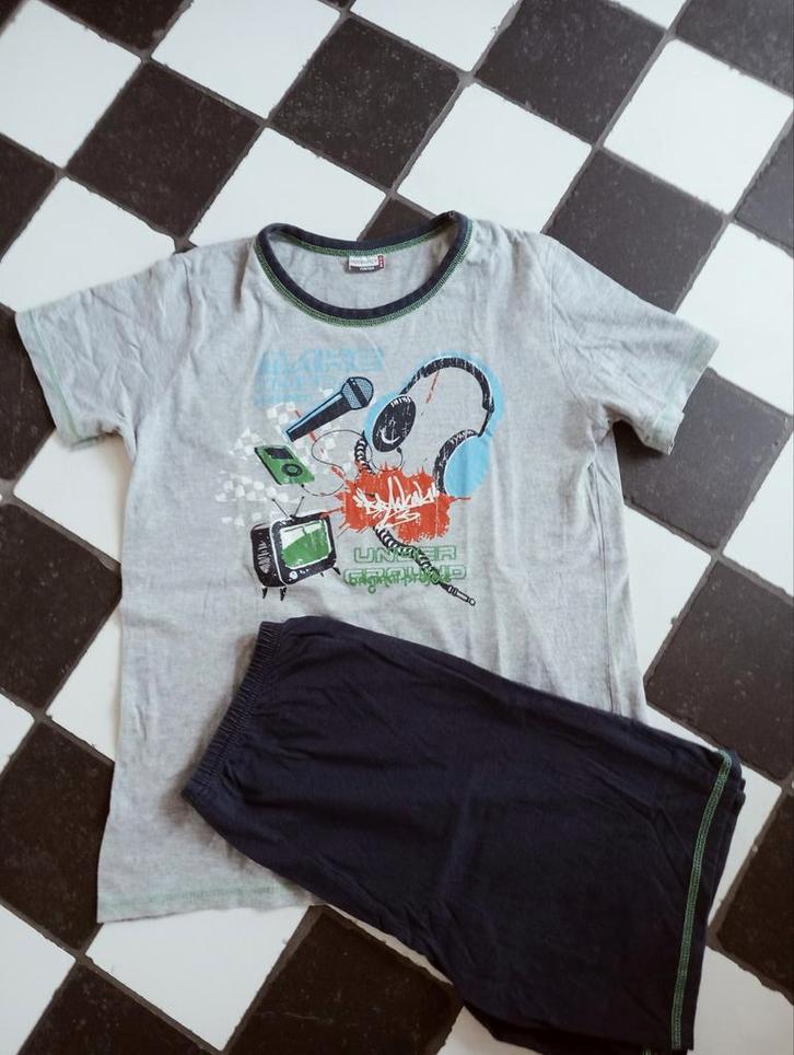 Shortama pyjama  maat 158 - 164 prima staat merk Hot&Spicy, Kinderen en Baby's, Kinderkleding | Maat 164, Zo goed als nieuw, Jongen