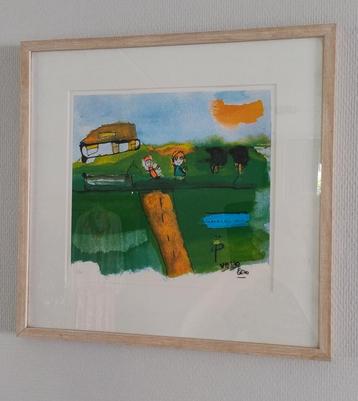 Wie weet hoe de maker heet van deze litho of zeefdruk? beschikbaar voor biedingen