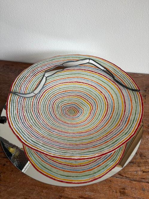 Glas in lood bijzondere schaal, Antiek en Kunst, Kunst | Designobjecten, Ophalen