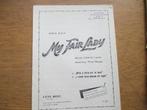 MY FAIR LADY SELECTIE 2 VOOR ACCORDEON, Muziek en Instrumenten, Ophalen of Verzenden, Accordeon