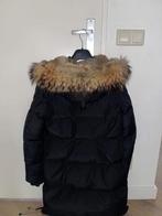 Nette zwarte Parajumpers jas   – model Long Bear incl. bont, Kleding | Dames, Jassen | Winter, Maat 38/40 (M), Zwart, Zo goed als nieuw