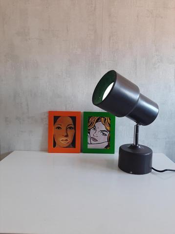 Wandlamp Philips, pop art stijl, grote jaren 70 spot, HPLRN beschikbaar voor biedingen