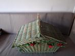 rieten mand broccante, Ophalen, Gebruikt, Mand, Riet