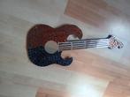 Mozaïek gitaar spiegel, Antiek en Kunst, Kunst | Designobjecten, Ophalen