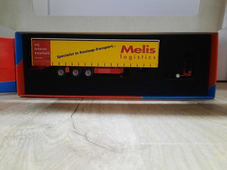 Scania Melis Tekno, Hobby en Vrije tijd, Modelauto's | 1:50, Zo goed als nieuw, Bus of Vrachtwagen, Tekno, Ophalen of Verzenden