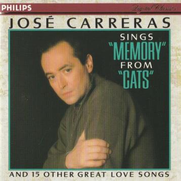 JOSE CARRERAS Sings memory CD PHILIPS TOP CONDITIE beschikbaar voor biedingen