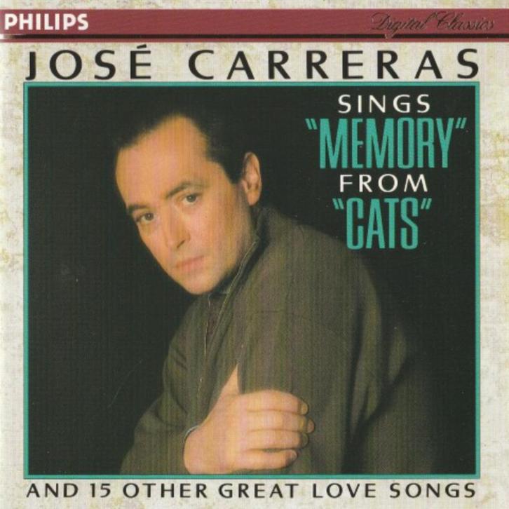 JOSE CARRERAS Sings memory CD PHILIPS TOP CONDITIE, Cd's en Dvd's, Cd's | Klassiek, Zo goed als nieuw, Vocaal, Ophalen of Verzenden
