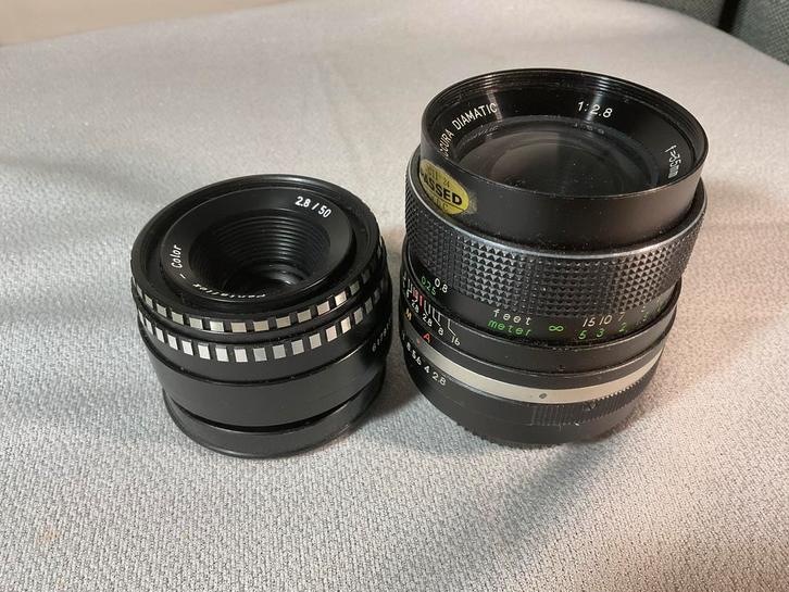 2 stuks lenzen met M42 schroefdraad, Audio, Tv en Foto, Fotografie | Lenzen en Objectieven, Gebruikt, Macrolens, Zoom, Ophalen of Verzenden