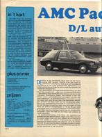 Autokampioen test AMC Pacer September 1975, Ophalen of Verzenden, Gelezen, Overige merken