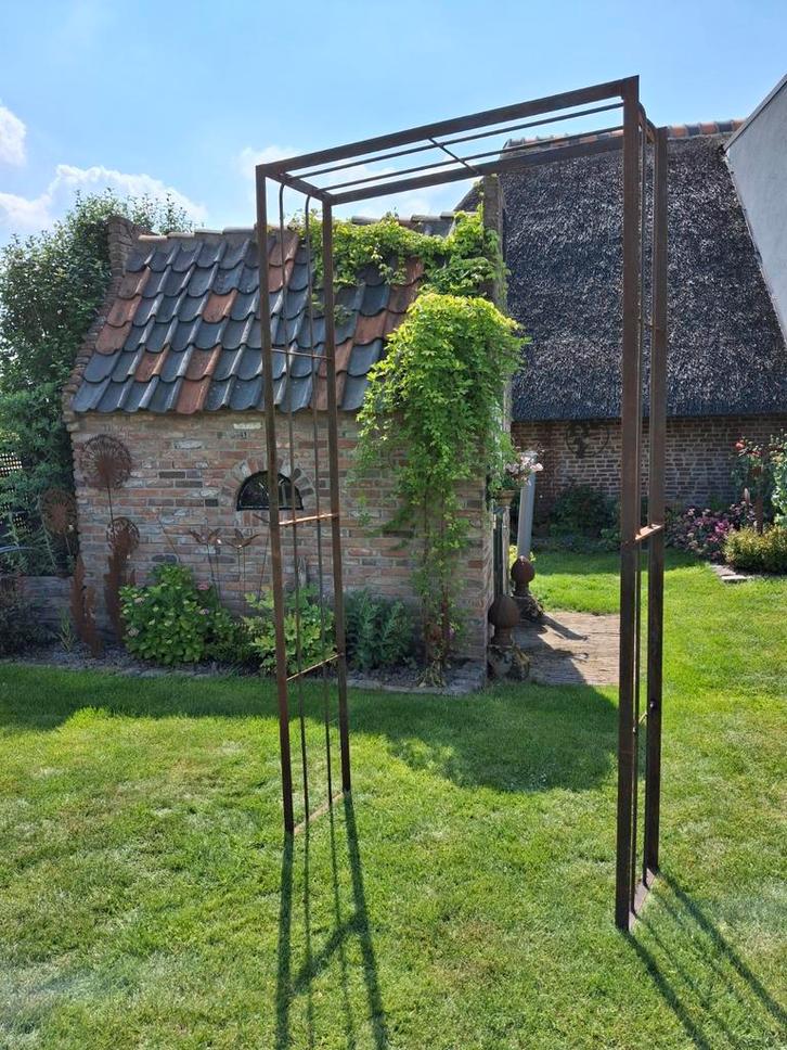Rozenboog "Marijke" van massief staal, Tuin en Terras, Tuinhekken en Hekwerk, Nieuw, Ophalen of Verzenden