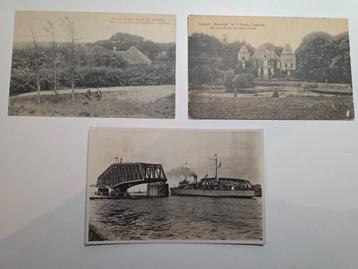 3 vintage ansichtkaarten IJmuiden gelopen beschikbaar voor biedingen