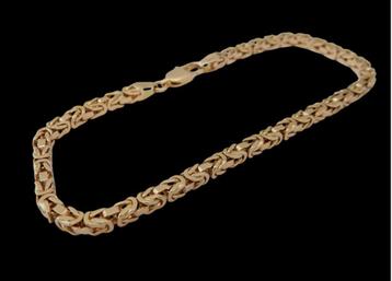 14 karaat Gouden Koningsarmband Armband Koningsschakel beschikbaar voor biedingen