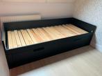 Uitschuifbaar bed, kleur zwart (IKEA), Ophalen, Gebruikt, Eenpersoons, Zwart