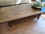 Antieke, houten, grote, prachtige salontafel te koop., 50 tot 100 cm, Gebruikt, Rechthoekig, 50 tot 75 cm