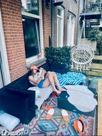 Loungebank voor buiten - VidaXL Wicker, Ophalen, 5 zitplaatsen, Zo goed als nieuw, Loungeset