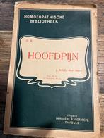 Homoeopathische Bibliotheek", nummer 8, getiteld HOOFDPIJN, Ophalen of Verzenden, Zo goed als nieuw